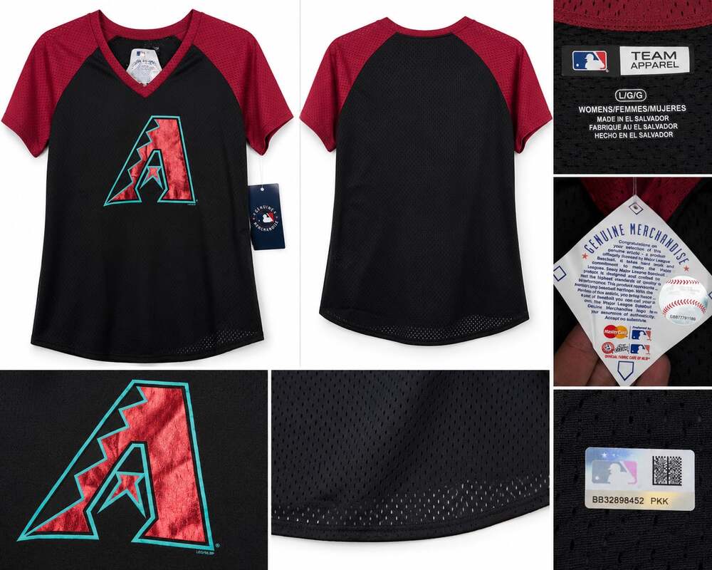 MLB Genuine Merchandise Arizona Diamondbacks Women's Jersey Large